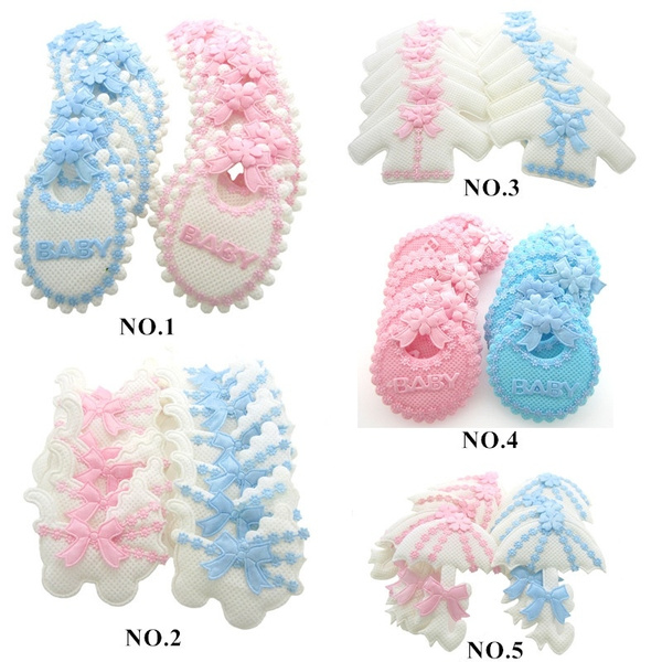 knitted baby shower favors