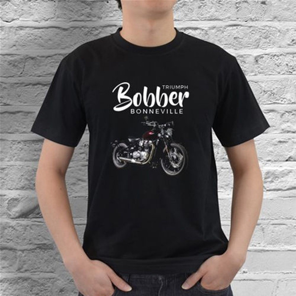 Triumph Bonneville Bobber 2017 Inspired Motorcycle Art Men’s T-Shirt 