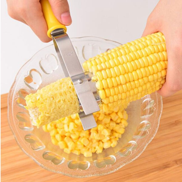 Stainless Steel Corn Stripper Peeler by Good Cook, Yellow – DealJock