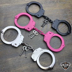Steel, Stainless, handcuffskeychain, Stainless Steel