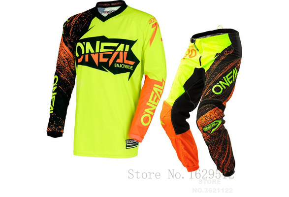 O/'Neal Element Shocker Neongelb Schwarz Jersey mx motocross mtb Enduro BMX DH