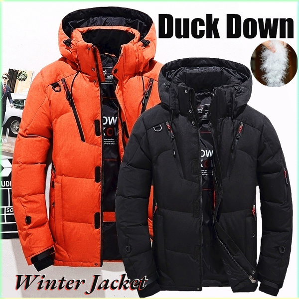 white duck down jacket