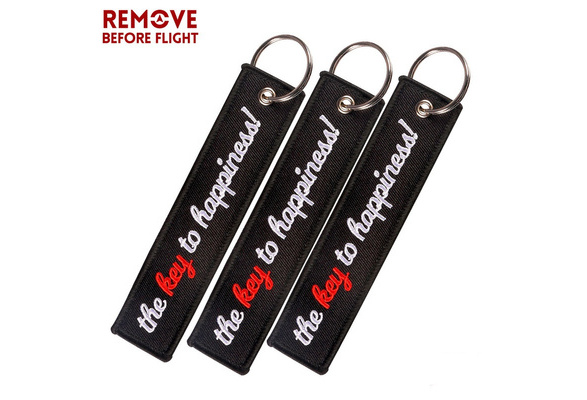 New INSERT BEFORE FLIGHT Key Chain Bijoux Keychain for Motorcycles Cars 3pcs 