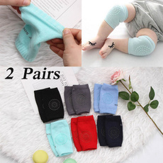 2 Pairs Kids Soft Anti-slip Elbow Cushion Crawling Knee Pad Infant Toddler Baby Safety 