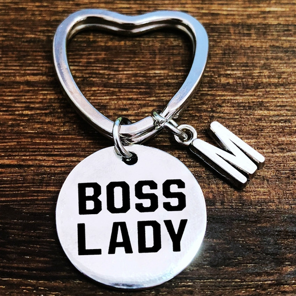 boss lady keychain