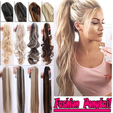 ponytailextension, brown, Fashion, clip in hair extensions