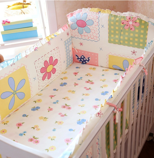 Baby Crib Bumpers Bedding Cartoon Baby Bedding Sets Sheets Baby Bumpers 6Pcs 