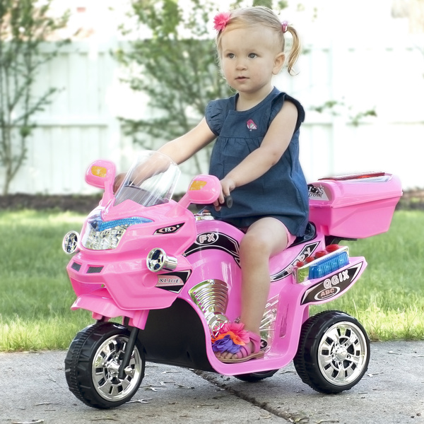 pink battery operated motorcycle