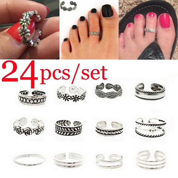 Toe Rings Dainty Cute Silver Toe Ring Foot Finger Beach Sexy Body Jewelry  For Women Adjustable From Itana01, $0.71 | DHgate.Com