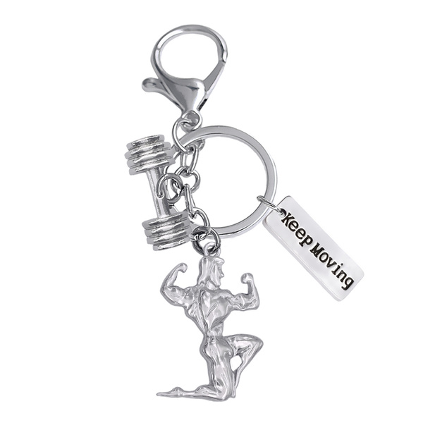  YangQian Fitness Gym Keychain Bodybuilder Gifts for Men  Motivational Workout Keychain Gifts for Gym Lover Inspirational  Bodybuilding Keychains Personal Athletic Trainer Gift : Clothing, Shoes &  Jewelry