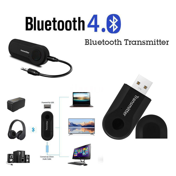 2018 New Wireless Bluetooth Transmitter Stereo Audio Music Adapter for TV  Phone PC Y1X2