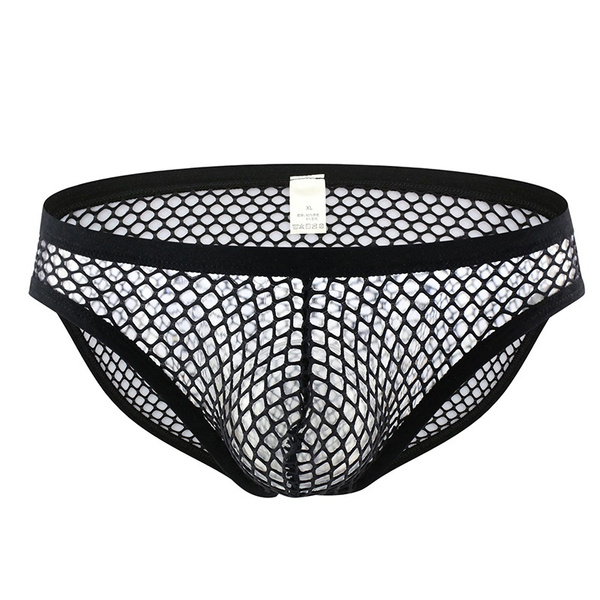 Sexy Mens Mesh See Through Underwear Briefs Underpants | Wish