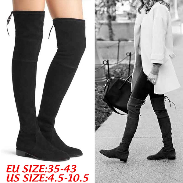 skinny thigh high boots