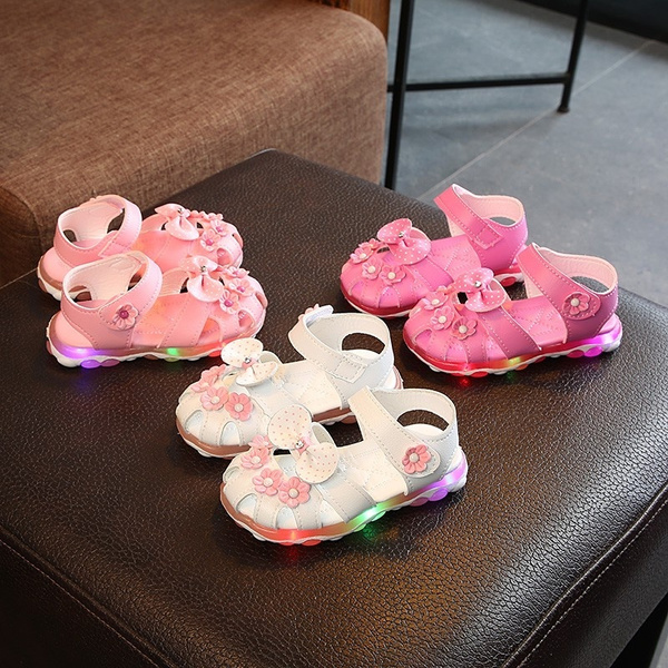 led sandals for baby girl