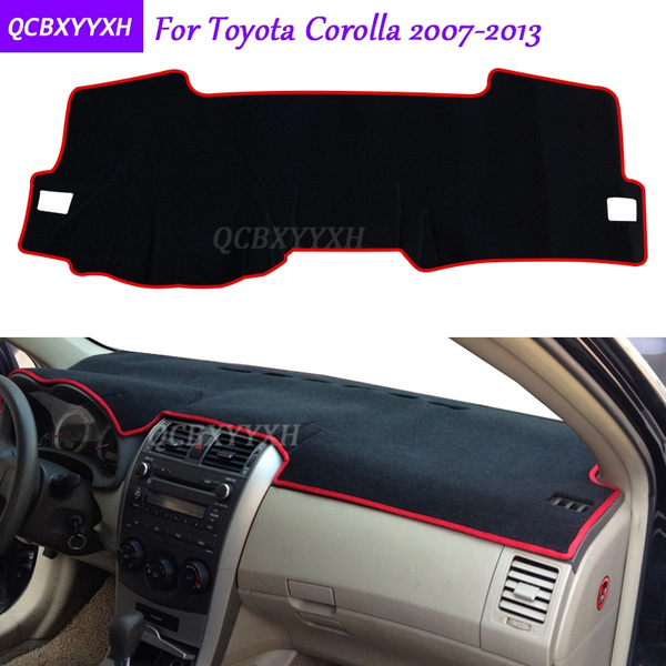 For Toyota Corolla 2007-2013 Dashboard Mat Protective Interior Photophobism  Pad Shade Cushion Car Styling Auto Accessories