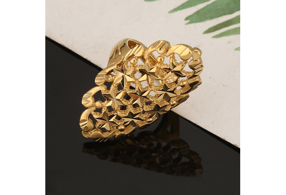 BR Gold Jewelry Star Engagement Adjustable Size Finger Ring for Ethiopian African Nigerian Design BR Gold Jewelry Star Engagement Adjustable Size Finger Ring for Ethiopian African Nigerian Design
