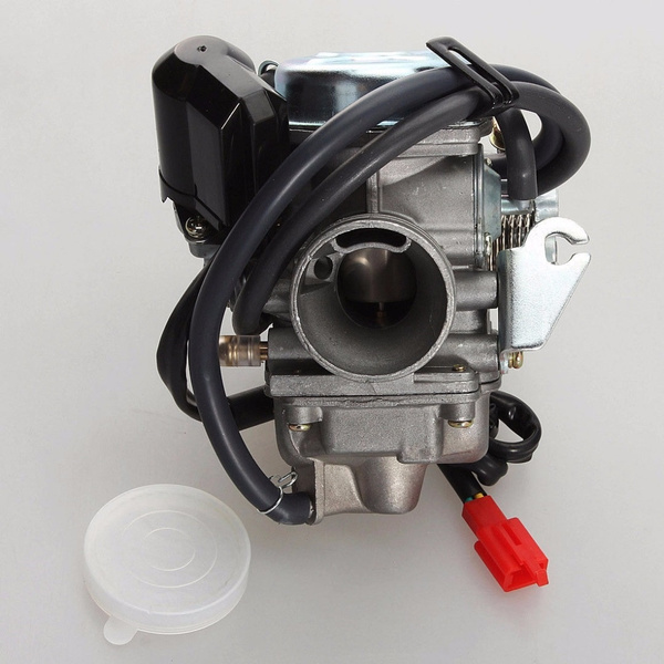 GY6 (150cc) Carburetor For 150cc 125cc,152QMJ 157QMI With Air Filter Intake Manifold 4 Stroke Electric Choke Motorcycle Scooter Carburetor In | Whizz Carburetors - Foto 3