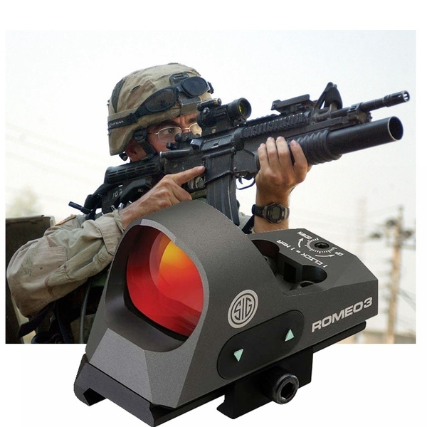 SIG Sauer Romeo3XL Reflex Sight 3 MOA Red Dot Picatinny Rail Mount Black  [FC-798681618354] - Cheaper Than Dirt