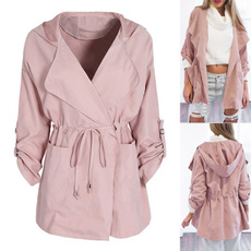 casual coat, pockethoodiewomen, hooded, jackets for girls