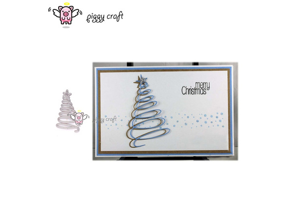 Christmas Tree Metal Cutting Die Stencil Scrapbooking Embossing Decor Photo Album Paper Card Craft Making