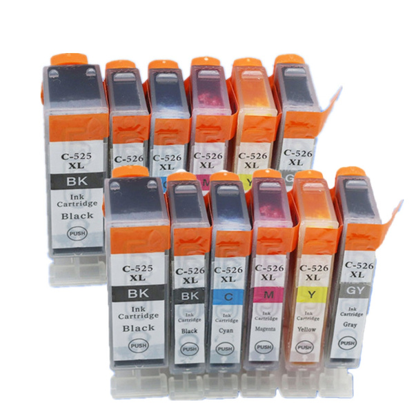 Lot De 23 Cartouches D'Encre Compatibles Canon - Série 525/526 - Pour IP4950/MG5350/MG6250 - NEUF