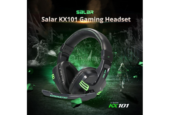 Salar KX101 3.5mm Wired Gaming Headset HiFi Deep Bass Headphone