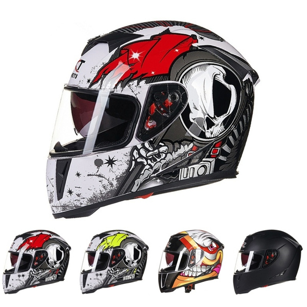 graffiti motorcycle helmet