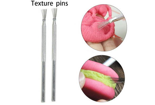 7 Pin Wire Texture Brush Pottery Tools Polymer Clay Sculpting Modeling Tool IHSG 