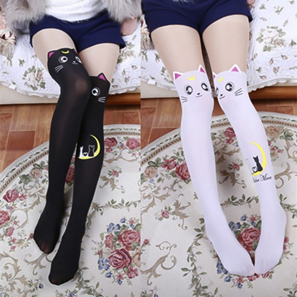 1 Pair Anime Fake Thigh High Tights 