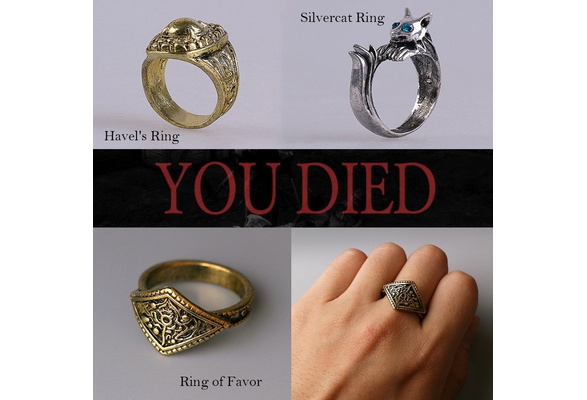 de jouwe echtgenoot Messing Dark Souls 3 III Rings Ring of Favor Havel's Ring Silvercat Ring Gaming  Peripherals | Wish