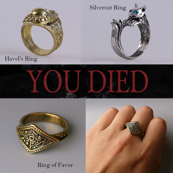 Rekwisieten schokkend Sta in plaats daarvan op Dark Souls 3 III Rings Ring of Favor Havel's Ring Silvercat Ring Gaming  Peripherals | Wish
