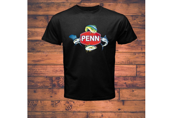 PENN fishing reels and rods Logo Black t-shirt