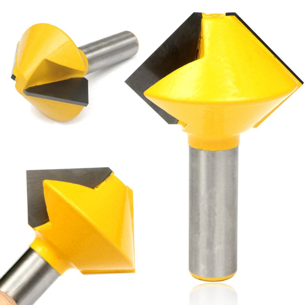 1/2" Shank Details about   6/8/12 Sided Bird's Mouth Router Bit 