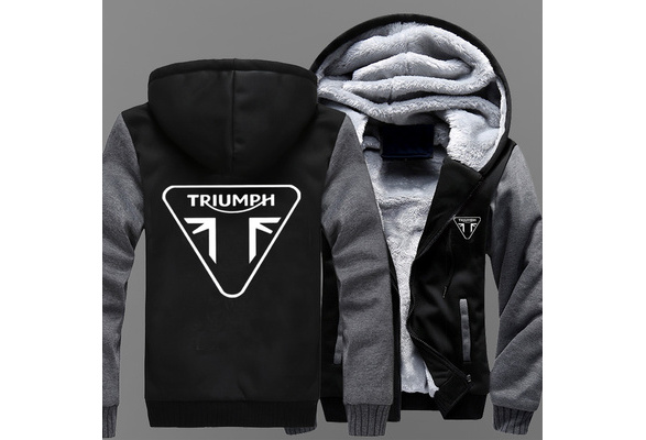 triumph motorcycle fleece jacket