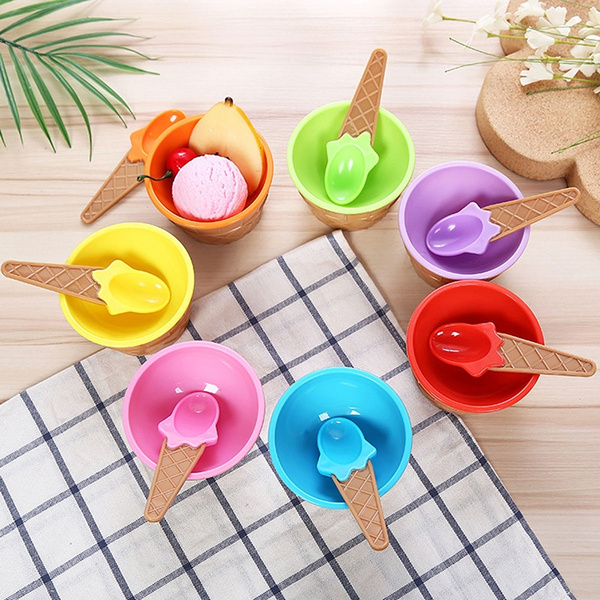plastic ice cream bowls