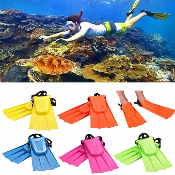 1 Pair Diving Swimming Fins Underwater Adjustable Flipper | Wish