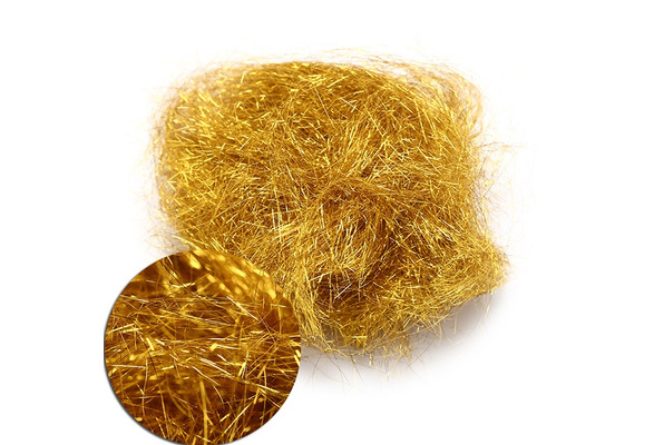 Goldene Farbe Flyart Pearl Ice Dub Fliegenbindenmaterial Ultra Ice Dubbing JM Goldene Farbe Flyart Pearl Ice Dub Fliegenbindenmaterial Ultra Ice Dubbing JM