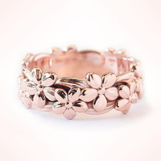 Flowers, wedding ring, Gifts, blossom