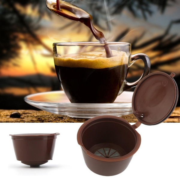 ASHTION3PCS / SET 200 veces Cuchara Filtro de café Nescafé Dolce Gusto  Cápsulas de Nestlé rellenas Cápsula de café recargable de plástico  reciclable | Wish
