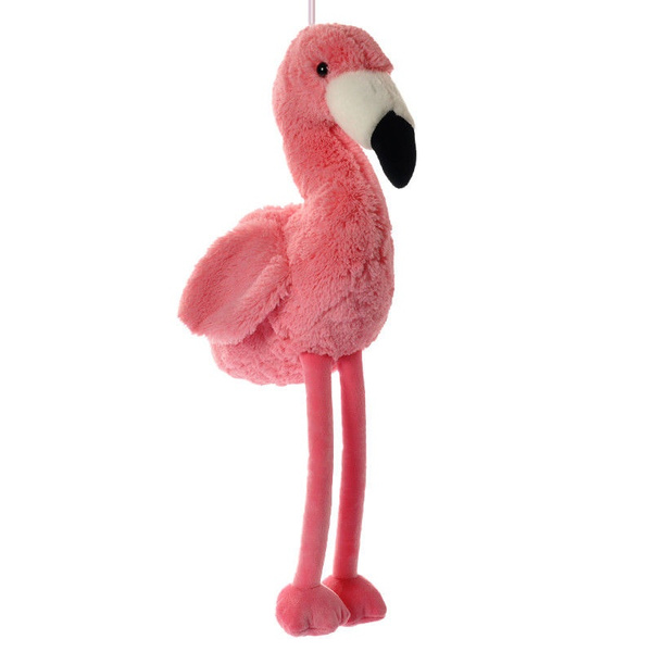 large stuffed flamingo