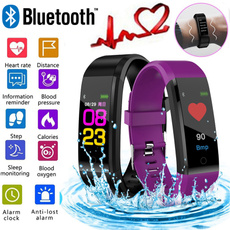 ID115 PLUS Bluetooth Smart Wristband Color Screen IP67 Waterproof Smart Watch Heart Rate B Pressure Moniter Fitness Tracker Smartwrist for Android IOS
