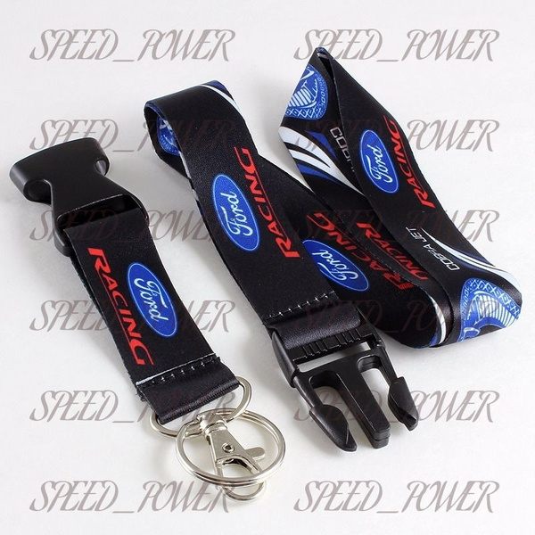 Lanyard Keychain 2008 2010 2011 2012 For Ford Racing Mustang Shelby Cobra RED