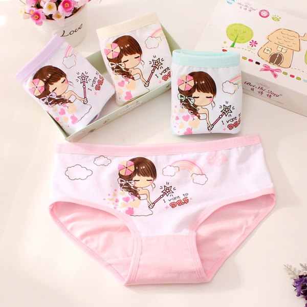  Kids Baby Cotton Innerwear Underwear Shorts Panty