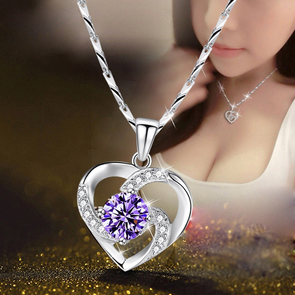 Valentine's Day Present landscape Necklace Pendant S925 Necklace Sterling Silver Pendant Birthday Gift Minimalist Necklace