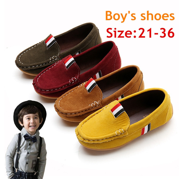 2018 Spring Autumn Kids Shoes For Boys Children's Casual Sneakers Loafers For Medium Slip-on Fashion Shoes13-22.5CM Wish