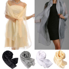 women scarf, chiffon, bridalwrap, partycape