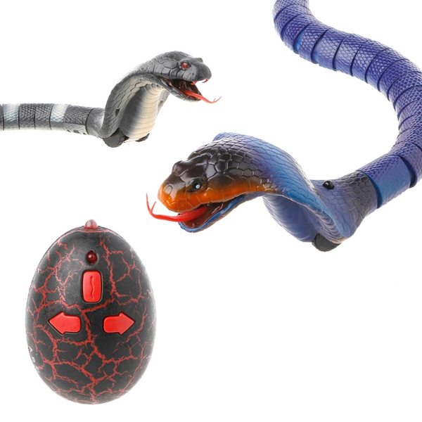 Wiederaufladbare lebensechte Kobra Fernbedienung Snake Toy Halloween Streich 