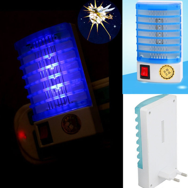 I I Mini Led Socket Electric Mosquito Fly Bug Insect Trap Mosquito Killer Zapper Night Lamp Assassino De Mosquito Tueur De Moustique Eu Plug Us Plug Wish