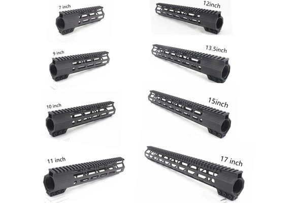 Tan 7,9,10,11,12,13.5,15'' inch Clamping M-lok Handguard Rail Free Float System 