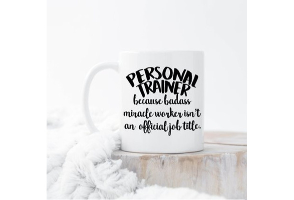  World's Best Trainer Pottery Cup, Custom Coach Gift With  Personal Coach Name From Gymer, Fitness Trainer Coffee Cup, Health Coach  Present, Customized Trainer Porcelain Mug, Black Cup 11oz or 15oz 